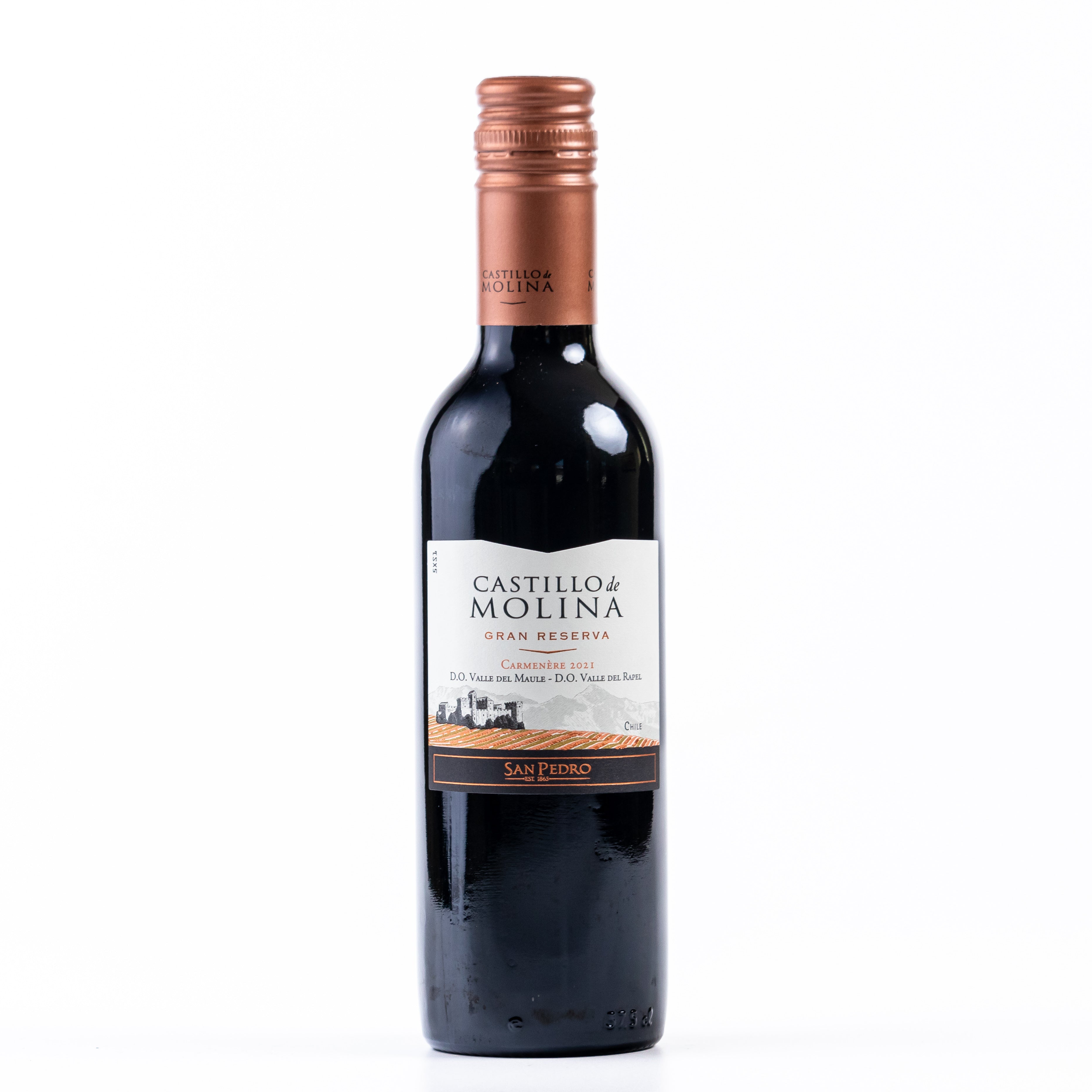 カルメネール種　CASTILLO MOLINA GRAN RESERVA Castillo de Molina Gran Reserva Carmenere 375 cc. – vinospremiumconcon